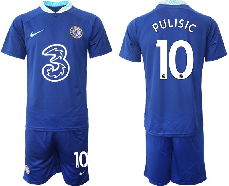 Cheap Men 2022-2023 Club Chelsea FC home blue 10 Soccer Jersey